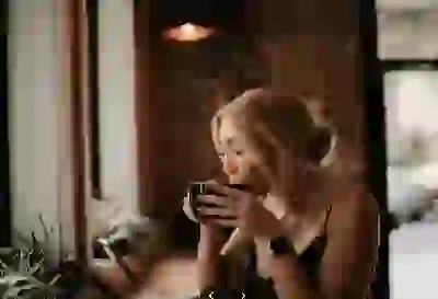 WSU student at Crybaby Café